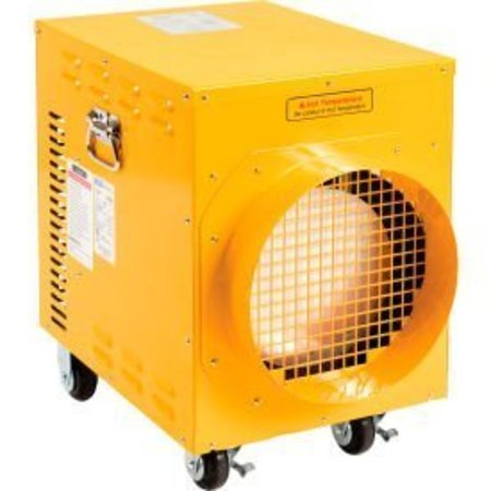 GLOBAL EQUIPMENT 10.2 KW Portable Electric Heater, 240V, Single Phase WFHE-10